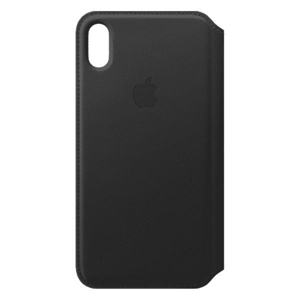 iPhone X Leather Folio - Schwarz