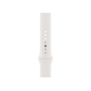 Refurbished Apple Watch Serie 6 | 40mm | Stainless Steel Graphit | Weißes Sportarmband | GPS | WiFi + 4G