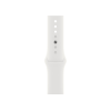 Refurbished Apple Watch Serie 7 | 45mm | Aluminium Starlight Wei&szlig; | Wei&szlig;es Sportarmband | GPS | WiFi + 4G