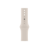 Refurbished Apple Watch Serie 7 | 45mm | Aluminium Starlight Weiß | Starlight Weiß Sportarmband | GPS | WiFi