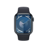 Refurbished Apple Watch Serie 9 | 41mm | Aluminium Mitternacht | Mitternacht Sportarmband M/L | GPS | WiFi