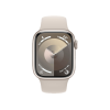 Refurbished Apple Watch Serie 9 | 41mm | Aluminium Polarstern | Polarstern Sportarmband S/M | GPS | WiFi + 4G
