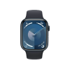 Refurbished Apple Watch Serie 9 | 45mm | Aluminium Mitternacht | Mitternacht Sportarmband S/M | GPS | WiFi + 4G