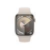Refurbished Apple Watch Serie 9 | 45mm | Aluminium Polarstern | Polarstern Sportarmband S/M | GPS | WiFi + 4G