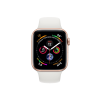 Refurbished Apple Watch Serie 4 | 40mm | Aluminium Gold | Weißes Sportarmband | GPS | WiFi + 4G