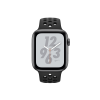 Refurbished Apple Watch Serie 4 | 44mm | Aluminium Spacegrau | Schwarzes Sportarmband | Nike+ | GPS | WiFi